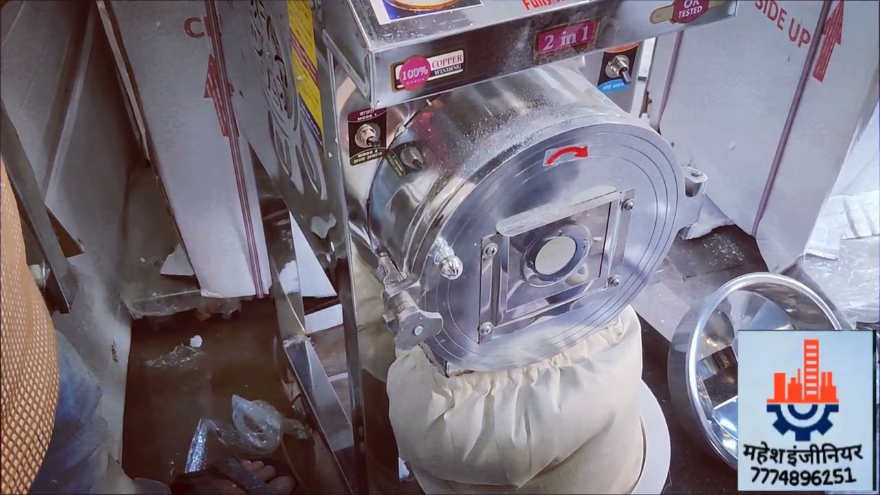 Pulverizer Machine Grinding Corn | Also Grinds Wheat, Dal & Rice | Live Demo