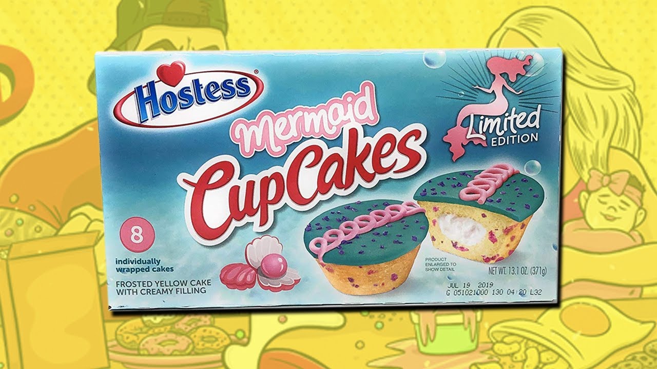 Fun Size Review Hostess' Mermaid Cupcakes! YouTube