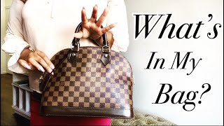 WHAT’S IN MY BAG? 2019 | Louis Vuitton Alma PM ( Bag Review )