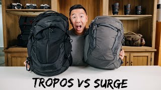 The North Face Surge vs Osprey Tropos - YouTube