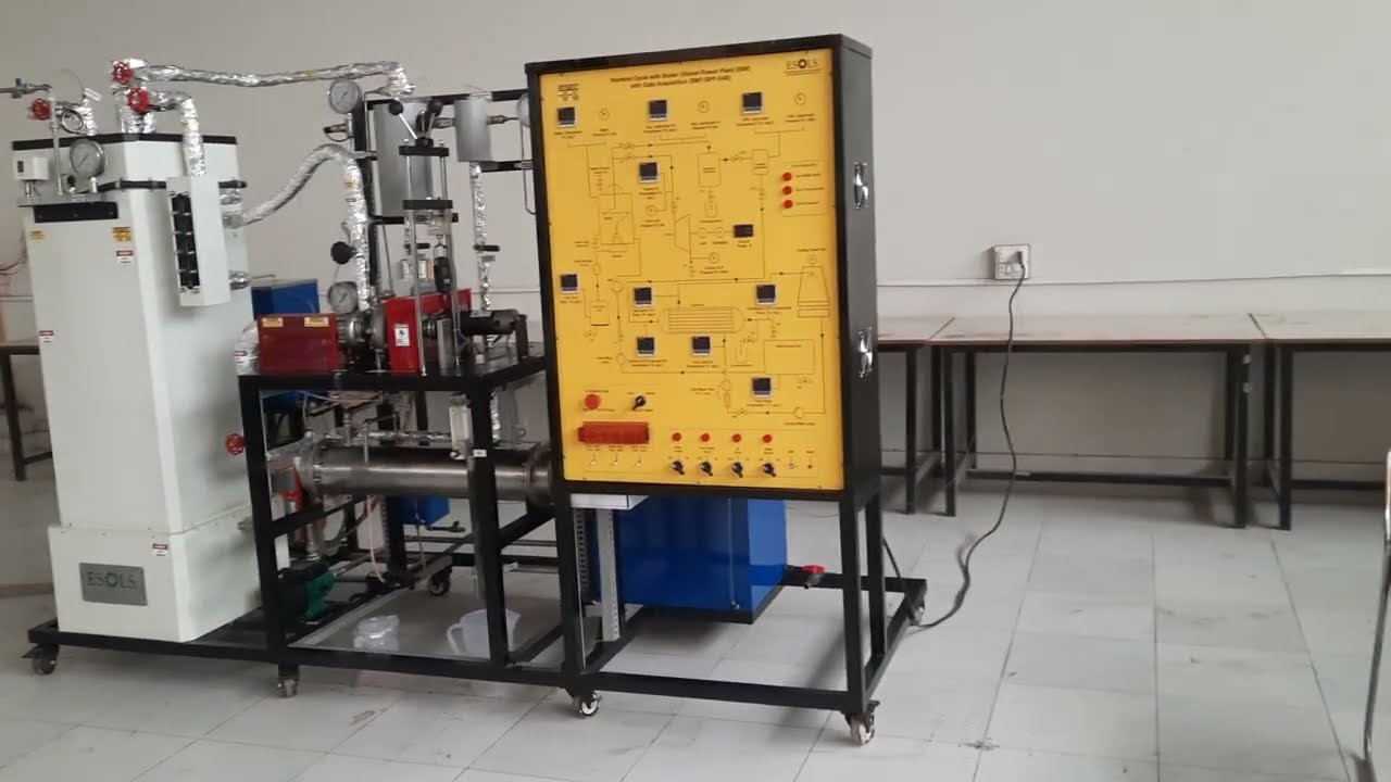 How to Operate Rankine Cycle with Boiler (Steam Power Plant) 