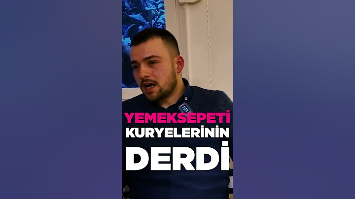 Yemek Sepeti Kuryelerinin Derdi