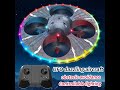 RC UFO Drone with Cooling Lights and Obstacle Avoidance
