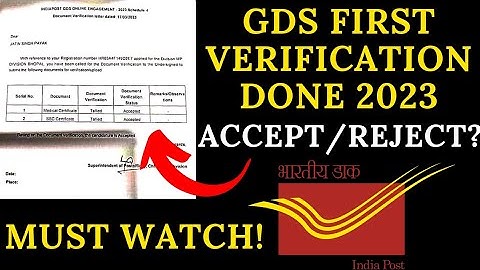 GDS DOCUMENT VERIFICATION PROCESS 2023 || GDS SHORTLIST CANDIDATES 2023 || @Sejal.Dishawer