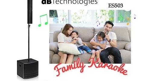 dB Technologies ES503 sound loa cột tiêu chuẩn quốc tế cho Karaoke & nghe nhạc họp mặt gia đình