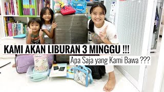 Persiapan Liburan 3 Minggu di Era Pandemi | Apa saja yang Kami Bawa dan Tips Menata Koper Konmari