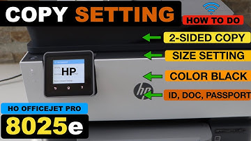 HP OfficeJet Pro 8025e 2-Sided Copy, Enlarge/ Reduce Copy Size, Side-By-Side copy, colour & Black.