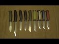 Unboxing Eight Awesome Mora Knives  & Mini-Review