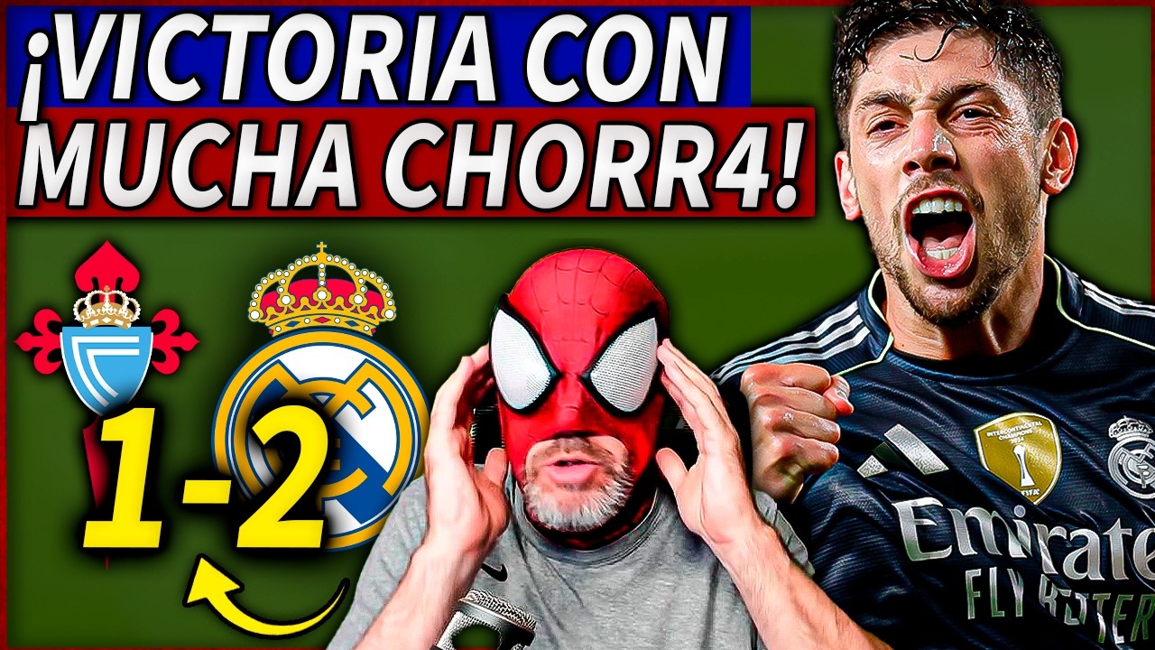 ¡NO ME LO CREO!🤯¡EL MADRID GANA al CELTA de VIGO 1-2 con un GOL IN EXTREMIS! (JUEGAN FATAL)