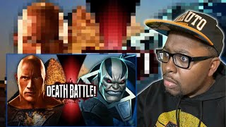 Black Adam VS  Apocalypse DC vs Marvel DEATH BATTLE! REACTION!