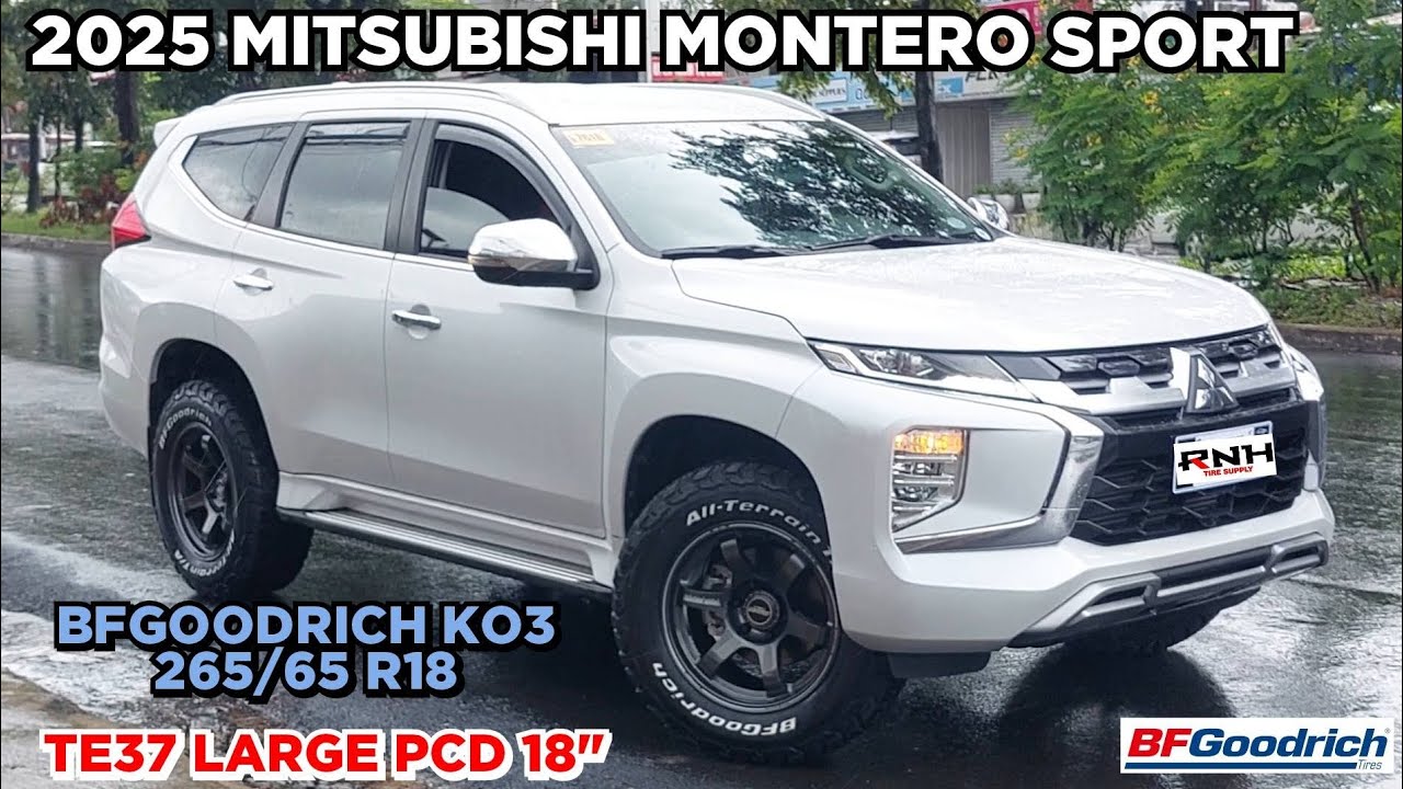2025 Mitsubishi Montero Sport | TE37 Large PCD 18" | BFGoodrich KO3 265/65 R18 @ RNH Tire Supply