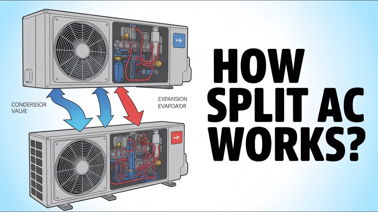 How Split AC Works? | Complete Animation Explanation for Beginners ...