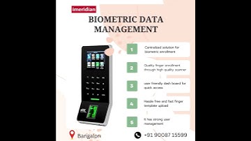 Biometric attendance machine