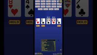 VIDEO POKER LIVE - BONUS POKER! NEW LIVE GAME EVOLUTION! #shorts screenshot 4