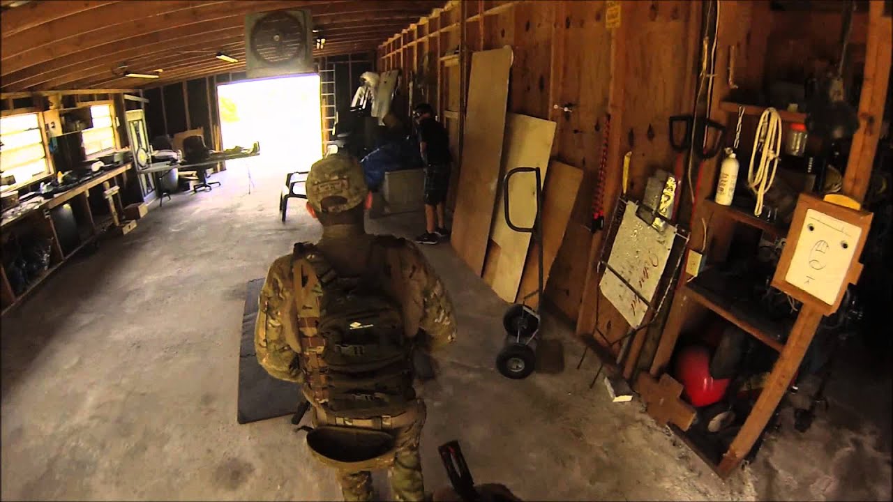 Milsim CQB training (with KWA Mp7)