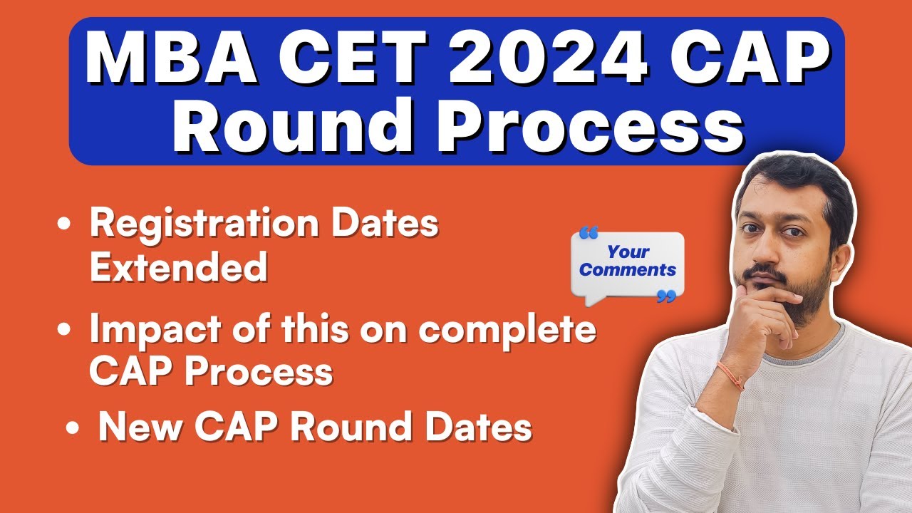 MBA CET 2024 | CAP Round Registration Extended | New Dates Updated # ...