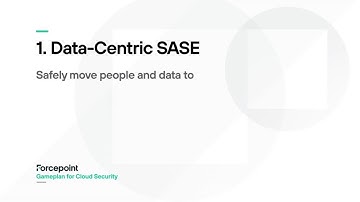 Cloud Security Game Plan - Data-Centric SASE | Forcepoint (Turkish Subtitles)