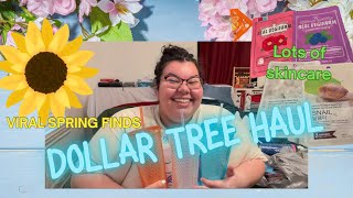 ANOTHER DOLLAR TREE HAUL| VIRAL SPRING FINDS| Amazing| food, skincare, school supplies, etc!