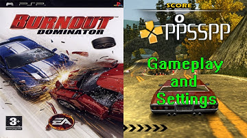 Burnout Dominator Gameplay and Settings | PPSSPP