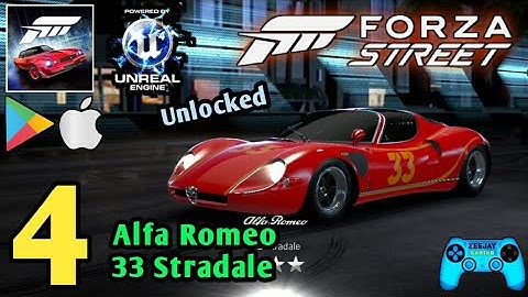 Forza Street: Tap Racing Game | Alfa Romeo 33 Stradale Unlocked | Gameplay  (Android/iOS) Part 4