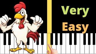 If I Had a Chicken - Piano Tutorial Very Easy (Slow Version)