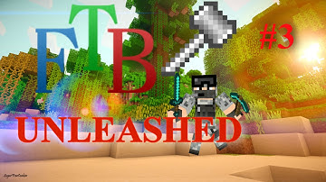 MineCraft FTB Unleashed Lonely Island Episode 3 | Hammer Time! Advanced Tinkers Tools!