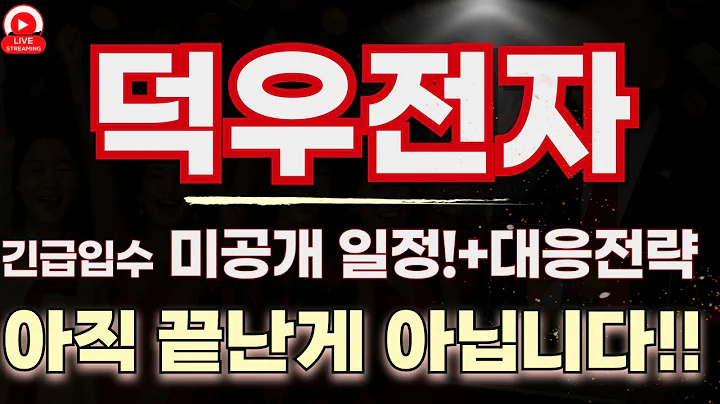 263600 덕우전자, 세력 수급 왜 몰리나  “애플카 + 中 납품 + AI 부품설” 핵심 정리!