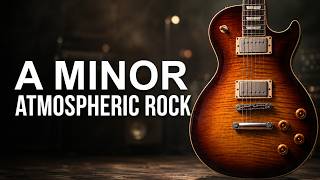 A Minor Atmospheric Rock Backing Track | Slow Guitar Jam | 77 BPM