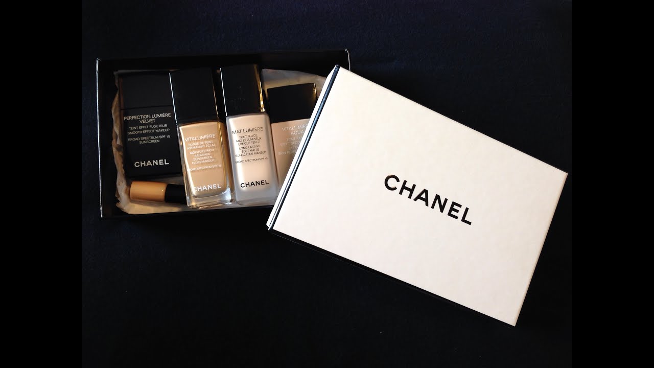 Chanel Perfection Lumiere Velvet Vs Chanel Vitalumiere Aqua