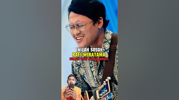Inilah sosok rafi wiratama sukses buat semua judges #faktamenarik #faktaterupdate
