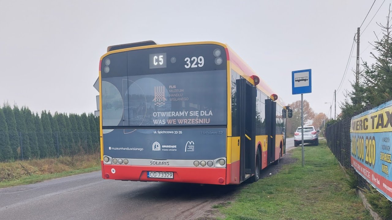 Mzk Rozkład Jazdy Piotrków Trybunalski MZK Grudziądz - Linia: C5 - Kierunek: Lipowa/Cmentarz - Solaris Urbino