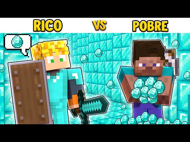 JOGANDO MINECRAFT NA DIFICULDADE POBRE! 