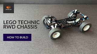 Як побудувати задньопривідне шассі Lego Technic - Lego Technic RWD Chassis How To Build