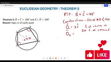EUCLIDEAN GEOMETRY |THEOREM 5 PROOF