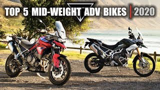 Top 5 MiddleWeight Adventure Motorcycles  |  2020