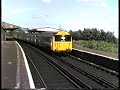 British Rail Network SouthEast-Ex London Underground Standard Stock on the Isle of Wight 1988