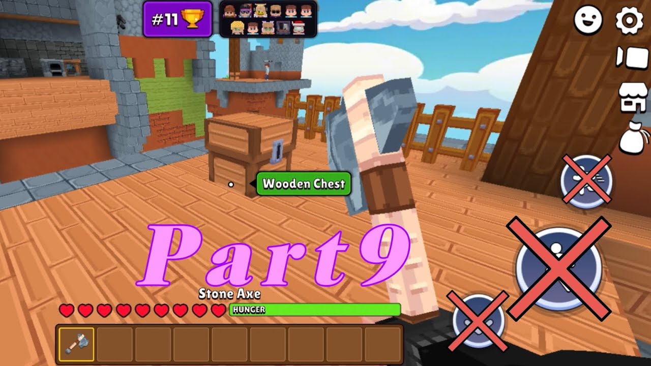 Minefun.io Sky Wars Difficult challenge! No jumping, crouching, or dashing!