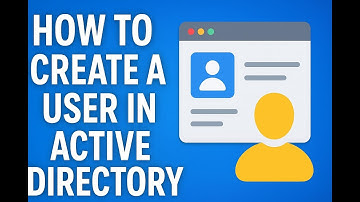 How to Create a User in Active Directory (Step by Step) | Windows Server 2022 Tutorial