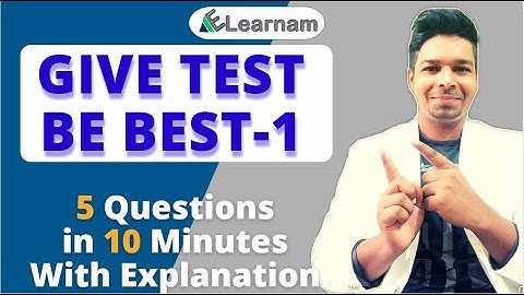 GIVE TEST- BE BEST | Part-1 | Virendra Singh | Problem Solving Skill | CSIR | DBT | GATE | ICMR