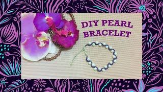 How To DIY Pearl Bracelet// Beads Bracelet// Useful //Easy. Как Сделать Браслет Своими Руками.