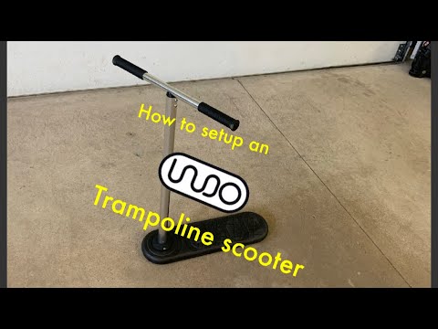 How to setup an indo trampoline scooter.