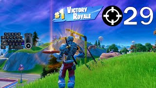 29 Elimination Solo vs Squad Win Full Gameplay Fortnite Chapter 3 Season 4 (Fortnite PC Keyboard)