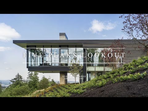 Video: Hilltop Home Mirrors Hutan Spruce Quebec