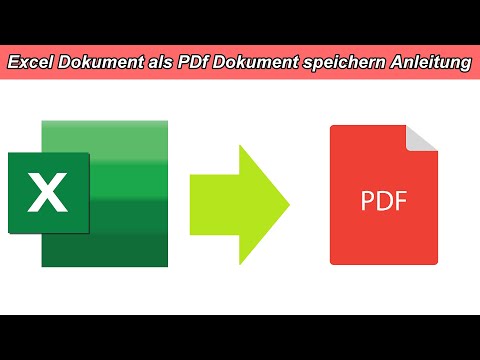 Video: Wie speichere ich eine Excel-Tabelle als PDF im Querformat?