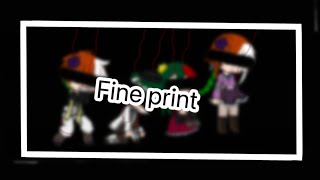 Fine print [Countryhumansxgacha] (UK,Pakistan,india,F.India &amp;Bangladesh Angst)