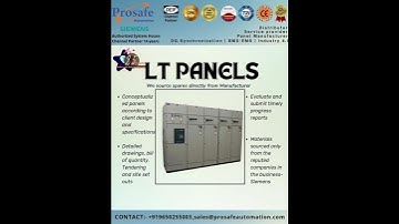 LT. MCC, PLC VFD Panels|  Prosafe Automation (Siemens System House)