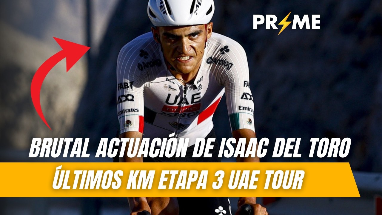 BRUTAL etapa ||Últimos kilómetros etapa 3 UAE Tour 2026