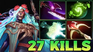 27 Kills Muerta Dota 2 !! Muerta Safelane Pro Gameplay Guide Build 7.39