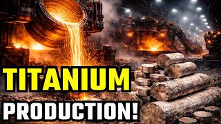 How Titanium Is Made – Titanium Production Process, Kroll Process, Titanium Alloys, Vacuum Melting!