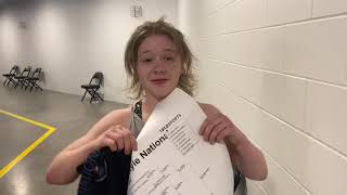 Shelby Moore won double brackets at USA Wrestling Girls Folkstyle Nationals